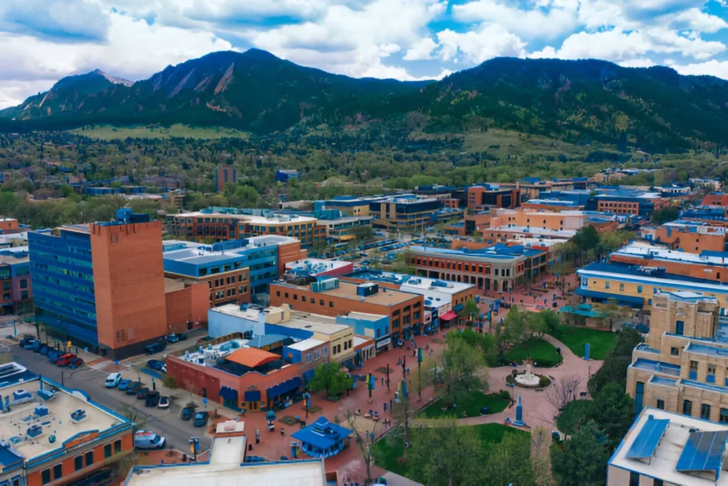 Boulder colorado city image